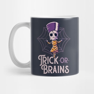 Trick Or Brains Funny Cute Spooky Mug